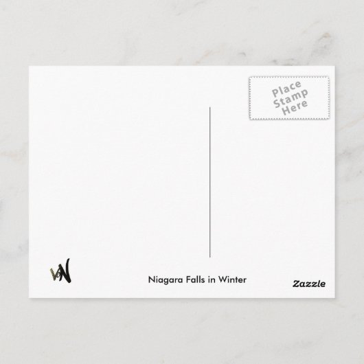 Niagara Falls Postkarte (Rückseite)