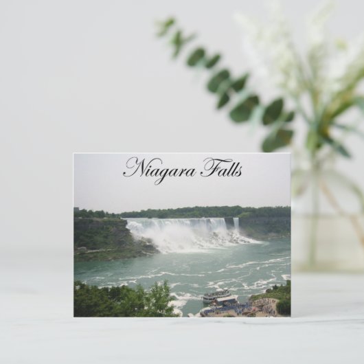 Niagara Falls Postkarte (Stehend Vorderseite)