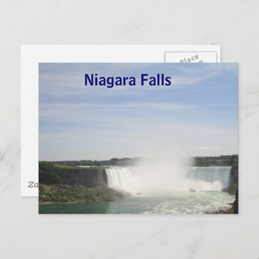 Niagara Falls Postkarte (Vorne/Hinten)