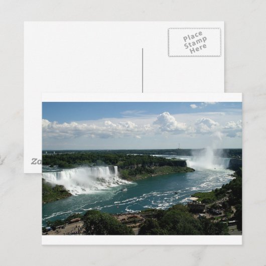 Niagara Falls Postkarte (Vorne/Hinten)