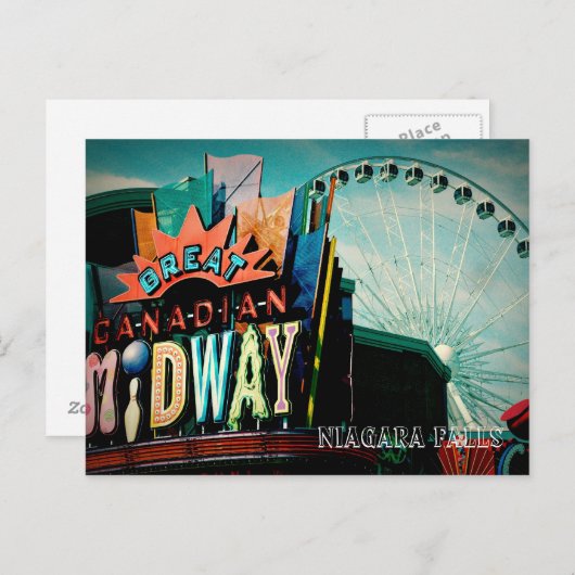 Niagara Falls Postkarte (Vorne/Hinten)