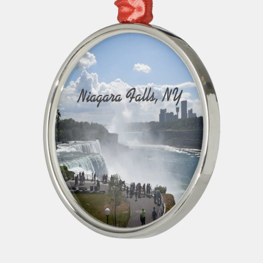 Niagara Falls Premium Round Ornament (Links)