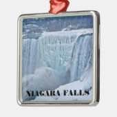 Niagara Falls Premium Square Ornaments Ornament Aus Metall (Links)