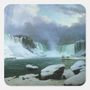Niagara Falls Quadratischer Aufkleber