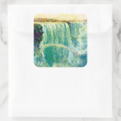 Niagara Falls Quadratischer Aufkleber (Tasche)