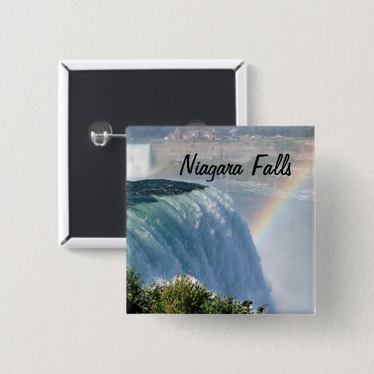 Niagara Falls Rainbow Button (Vorne & Hinten)