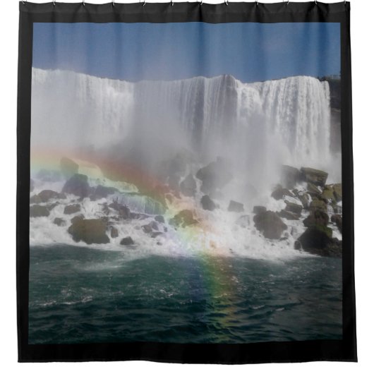 Niagara Falls Rainbow Duschvorhang (Vorderseite)