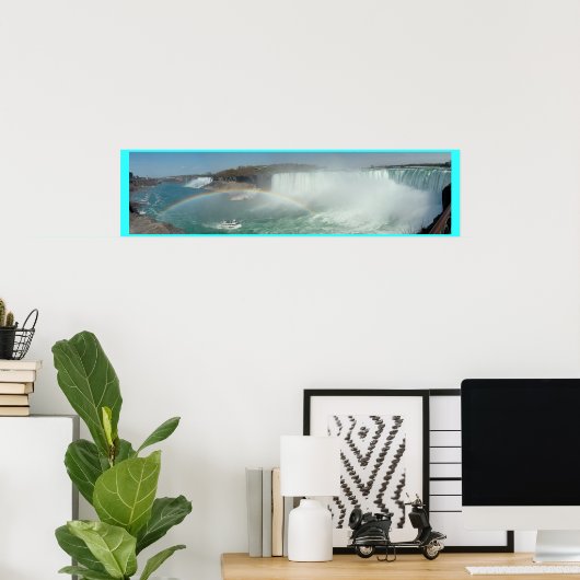 Niagara Falls Rainbow Poster (Heimbüro)