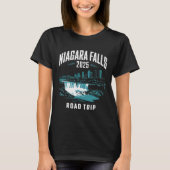 Niagara Falls Road Trip 2025 Family Trip Friends G T-Shirt (Vorderseite)