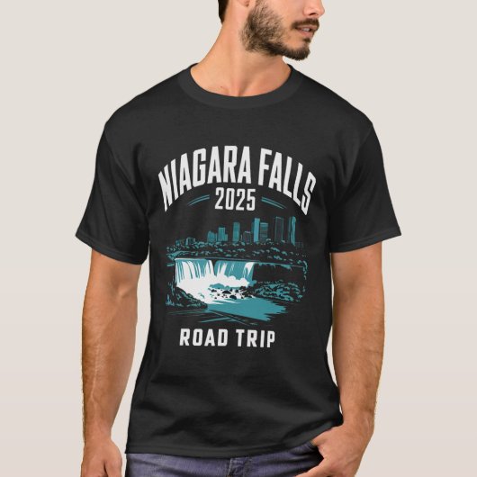 Niagara Falls Road Trip 2025 Family Trip Friends G T-Shirt (Vorderseite)