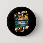 Niagara Falls Road Trip 2025 - Sommerurlaub Button (Vorderseite)