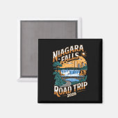 Niagara Falls Road Trip 2025 - Sommerurlaub Magnet (Vorderseite/Rückseite)