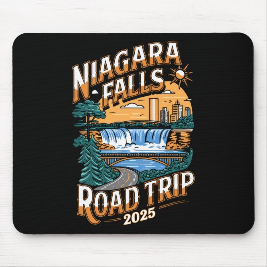Niagara Falls Road Trip 2025 - Sommerurlaub Mousepad (Vorne)