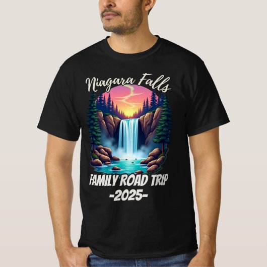 Niagara Falls Road Trip Familienurlaub Männer T-Shirt (Vorderseite)