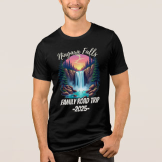 Niagara Falls Road Trip Familienurlaub Männer Tri-Blend Shirt