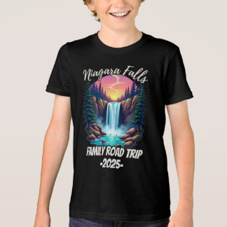 Niagara Falls Road Trip Familienurlaub Männer Tri-Blend Shirt