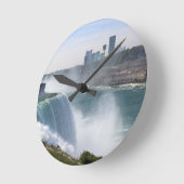 Niagara Falls Runde Wanduhr (Winkel)