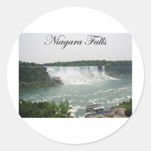 Niagara Falls Runder Aufkleber