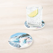 Niagara Falls Sandstein Untersetzer (Seite)