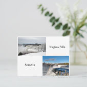 Niagara Falls Seasons Postcard Postkarte (Stehend Vorderseite)