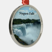 Niagara Falls Silbernes Ornament (Rechts)