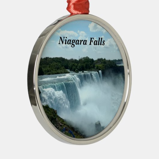 Niagara Falls Silbernes Ornament (Rechts)