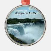 Niagara Falls Silbernes Ornament (Vorne)