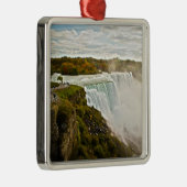 Niagara Falls Silbernes Ornament (Rechts)