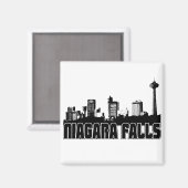 Niagara Falls Skyline Magnet (Vorderseite/Rückseite)