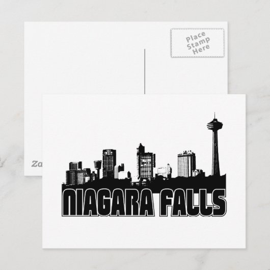 Niagara Falls Skyline Postkarte (Vorne/Hinten)