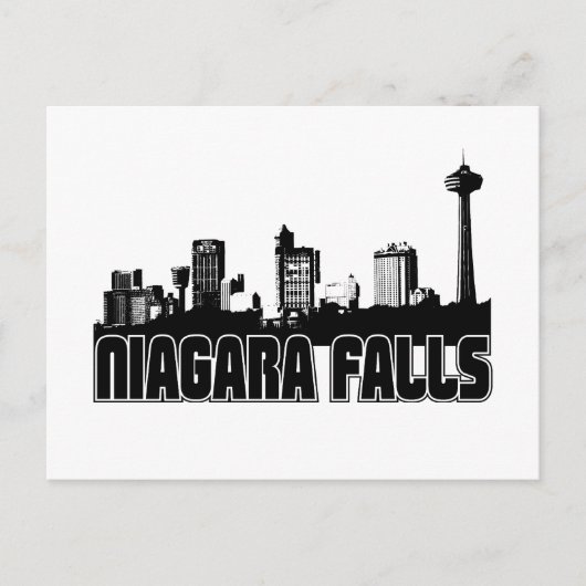 Niagara Falls Skyline Postkarte (Vorderseite)