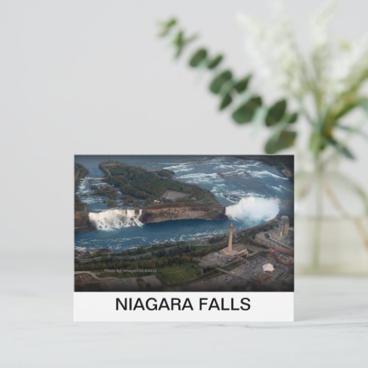Niagara Falls Souvenir & Geschenk Postkarte (Stehend Vorderseite)