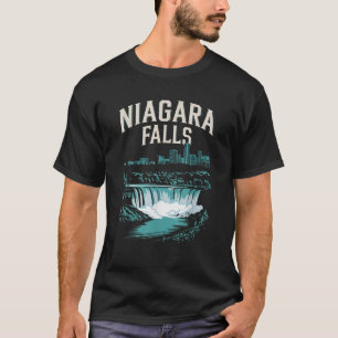 Niagara Falls Souvenirs Sommer Familienurlaub Nia T-Shirt