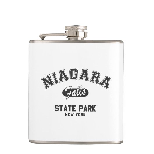 Niagara Falls Staat Park, New York Flachmann (Vorderseite)