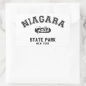 Niagara Falls Staat Park, New York Rechteckiger Aufkleber (Tasche)