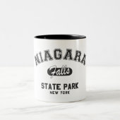 Niagara Falls Staat Park, New York Zweifarbige Tasse (Mittel)