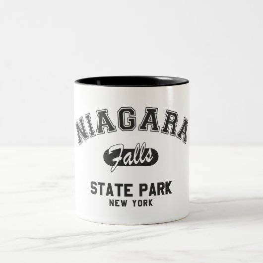 Niagara Falls Staat Park, New York Zweifarbige Tasse (Mittel)
