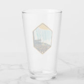 Niagara Falls Staat Park Pint Glass Glas (Rückseite)