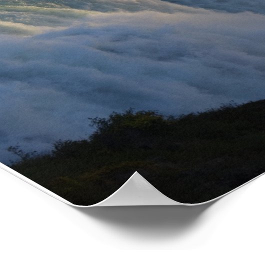 Niagara Falls Sunset Poster (Ecke)