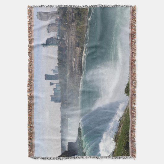 Niagara Falls Throw Blanket Decke (Vorderseite Vertikal)