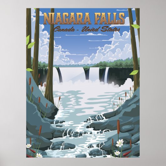 Niagara Falls Travel Poster (Vorne)