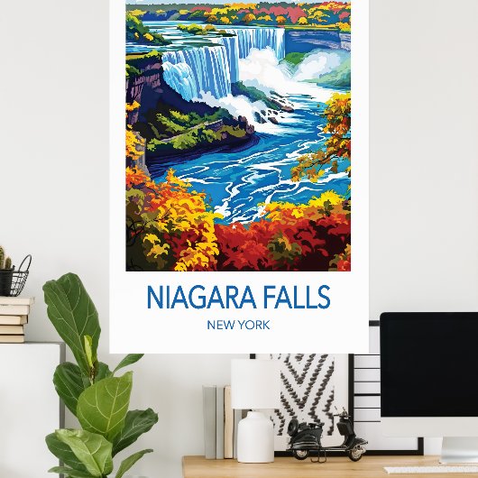 Niagara Falls Travel Poster (Heimbüro)