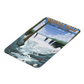 Niagara Falls Travel Poster Magnet (Linke Seite)
