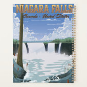 Niagara Falls Travel Poster Planer (Rückseite)