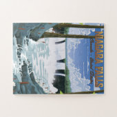 Niagara Falls Travel Poster Puzzle (Horizontal)
