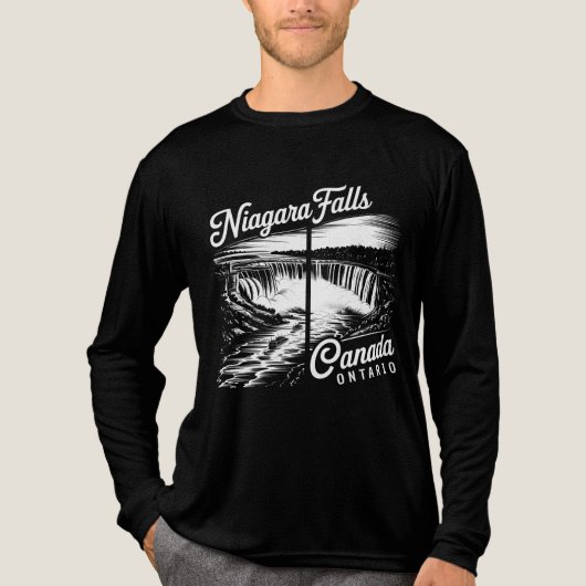 niagara falls Tri-Blend shirt (Vorderseite)