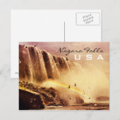 Niagara Falls, U S A Postkarte (Vorne/Hinten)
