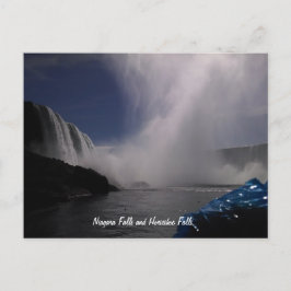 Niagara Falls und Horseshoe Falls Postkarte