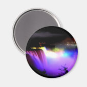 Niagara-Falls-under-flutlights-at-night Magnet (Vorderseite/Rückseite)
