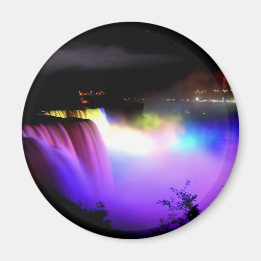 Niagara-Falls-under-flutlights-at-night Magnet (Vorne)